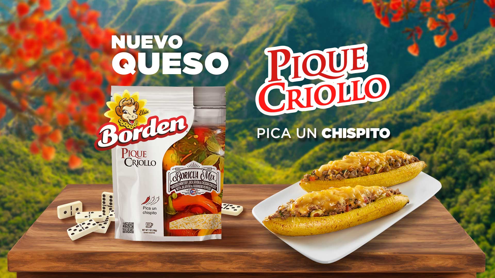 Descubre el Nuevo Queso Borden Boricua Mix Pique Criollo